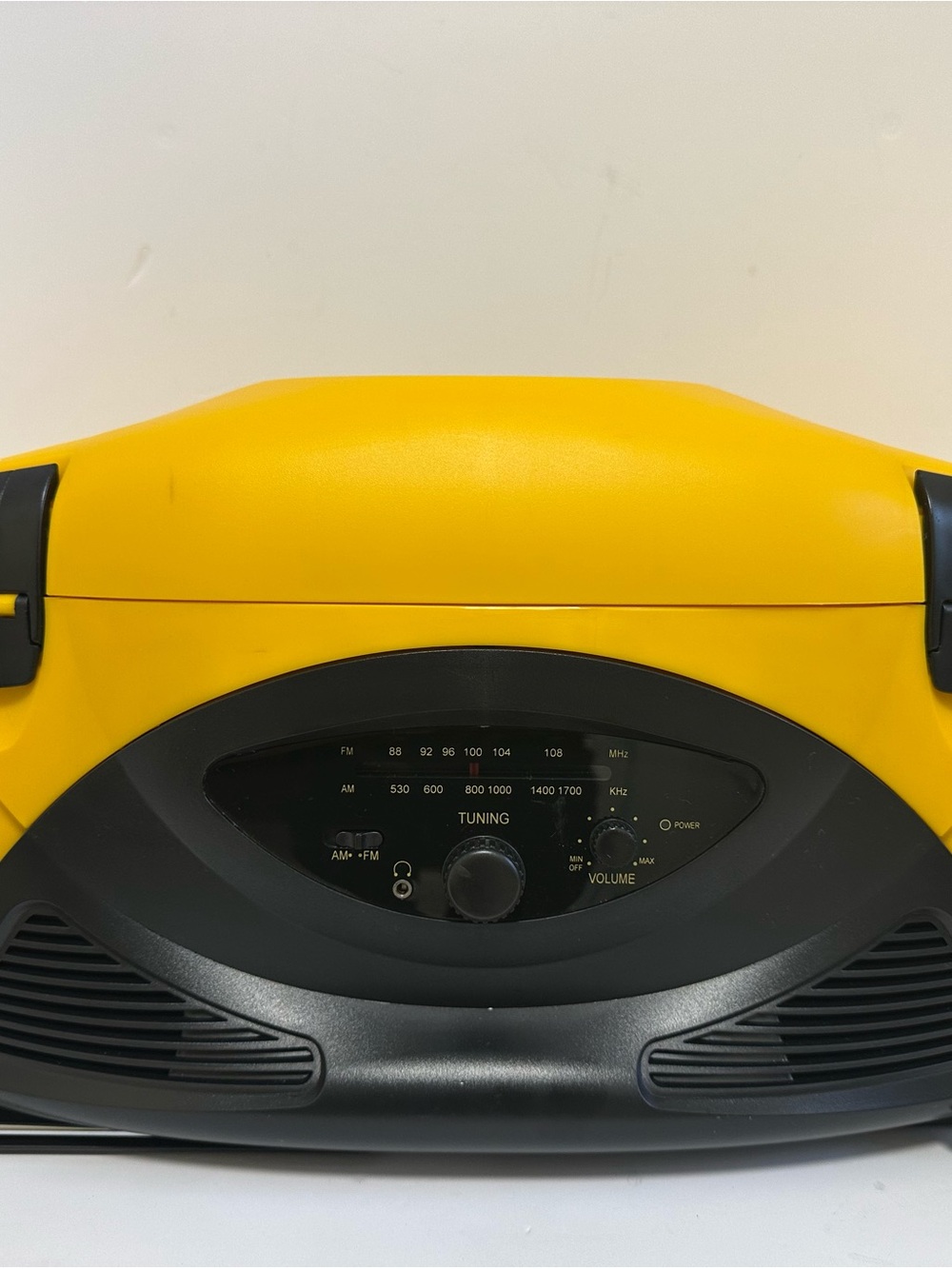 Sharper Image Yellow and Black Portable Radio